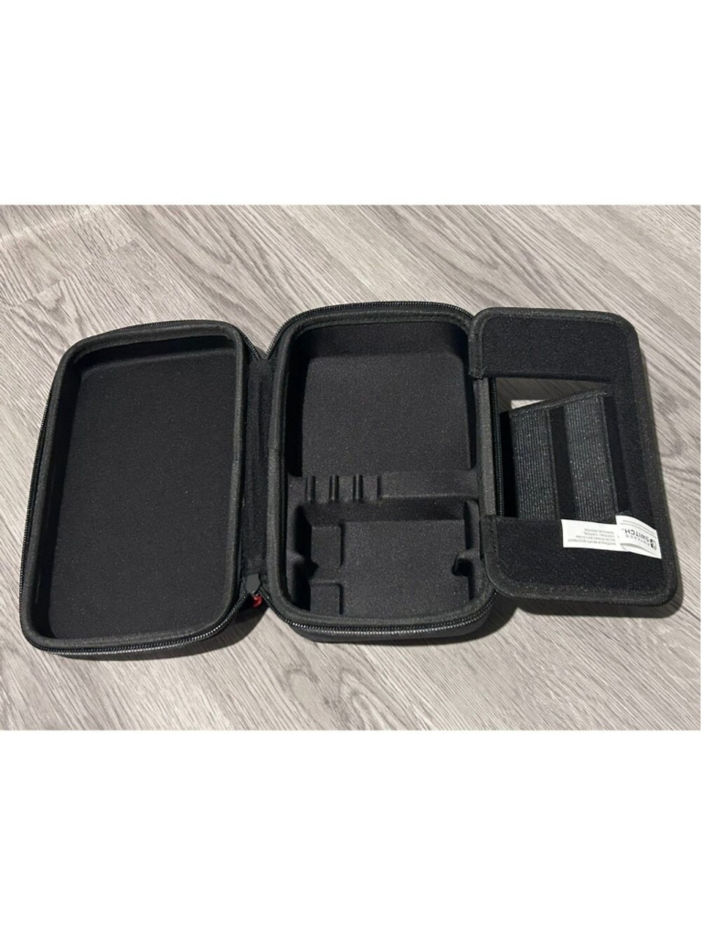 Official Nintendo Switch Deluxe Travel Carry Case Storage Organizer Gray - Picture 6 of 10